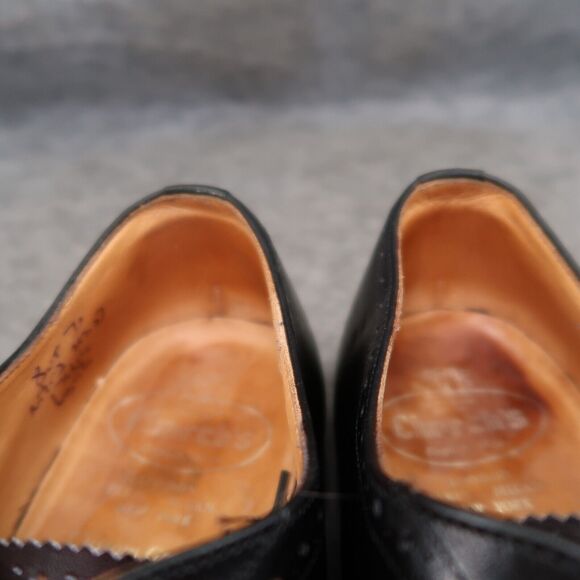 Church's Shoes Mens 9 Oxford Custom Grade Brogue Cap Toe Handcrafted Leather - Picture 14 of 16